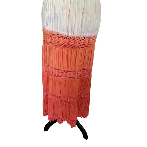 Women’s Valerie Stevens Size Medium Skirt and Shirt Beaded Ombré Skirt Elastic - Picture 8 of 16